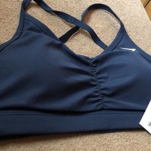Gymshark ruched training bra in size small.